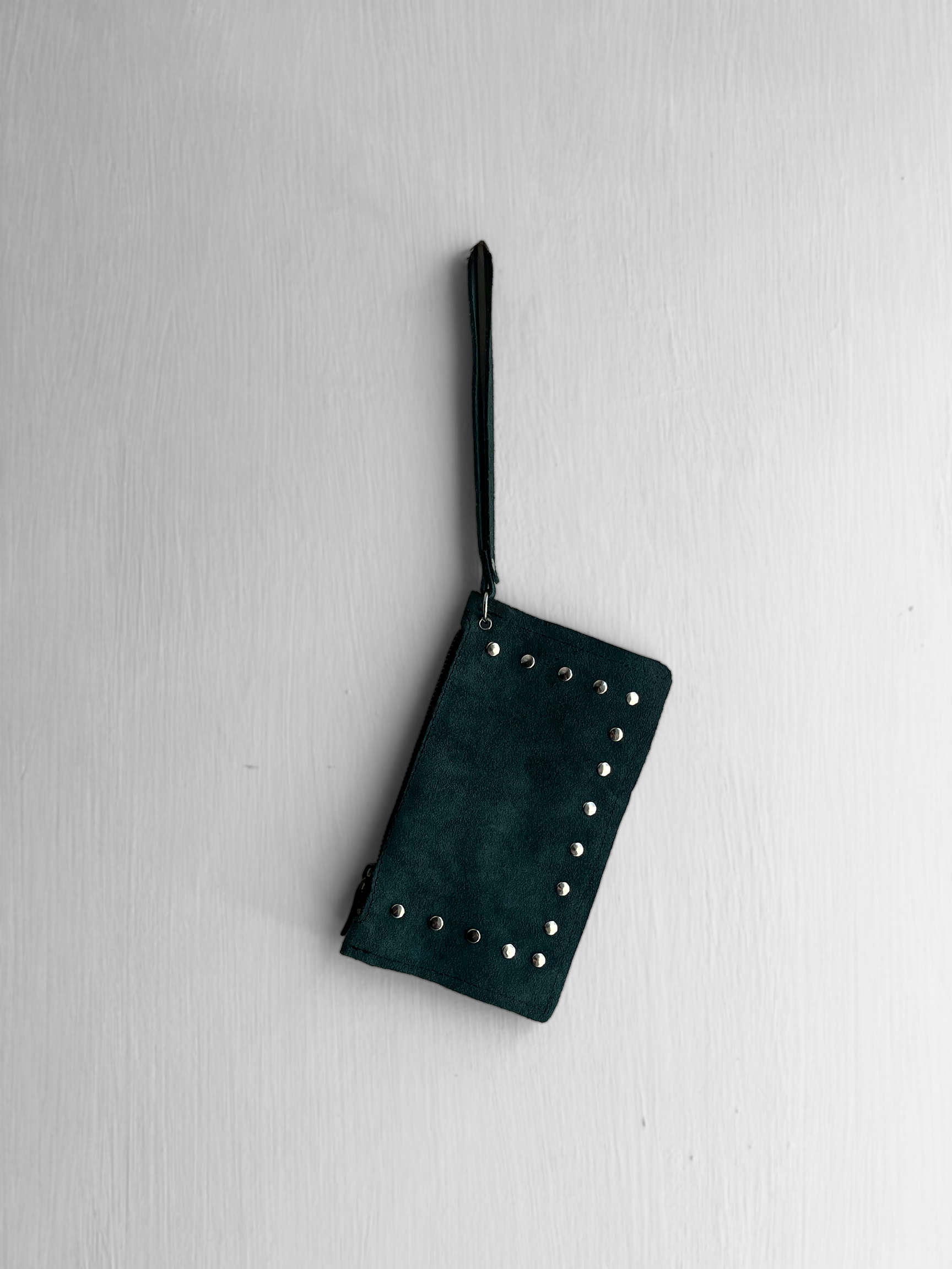 CARTERA VERDE ESTOPEROL GAMUZA