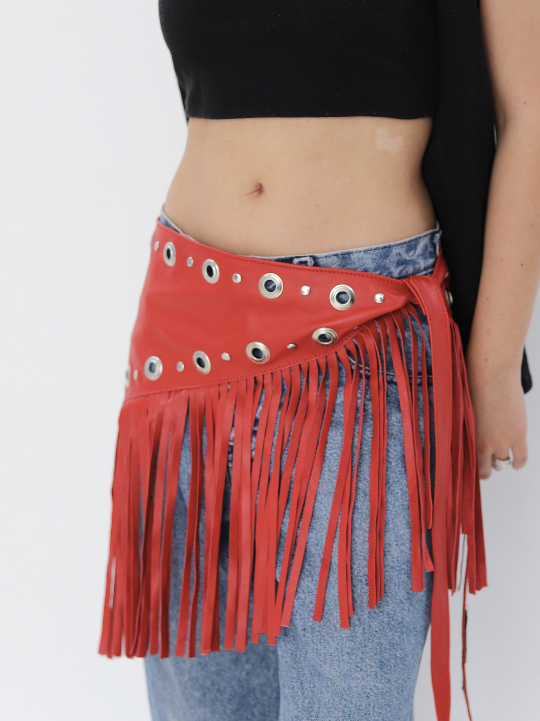 SAHARA FRINDGE ROJA