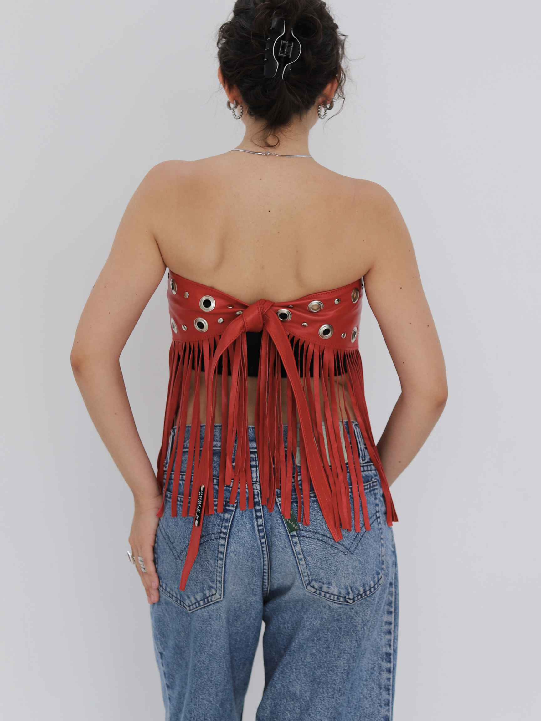 SAHARA FRINDGE ROJA