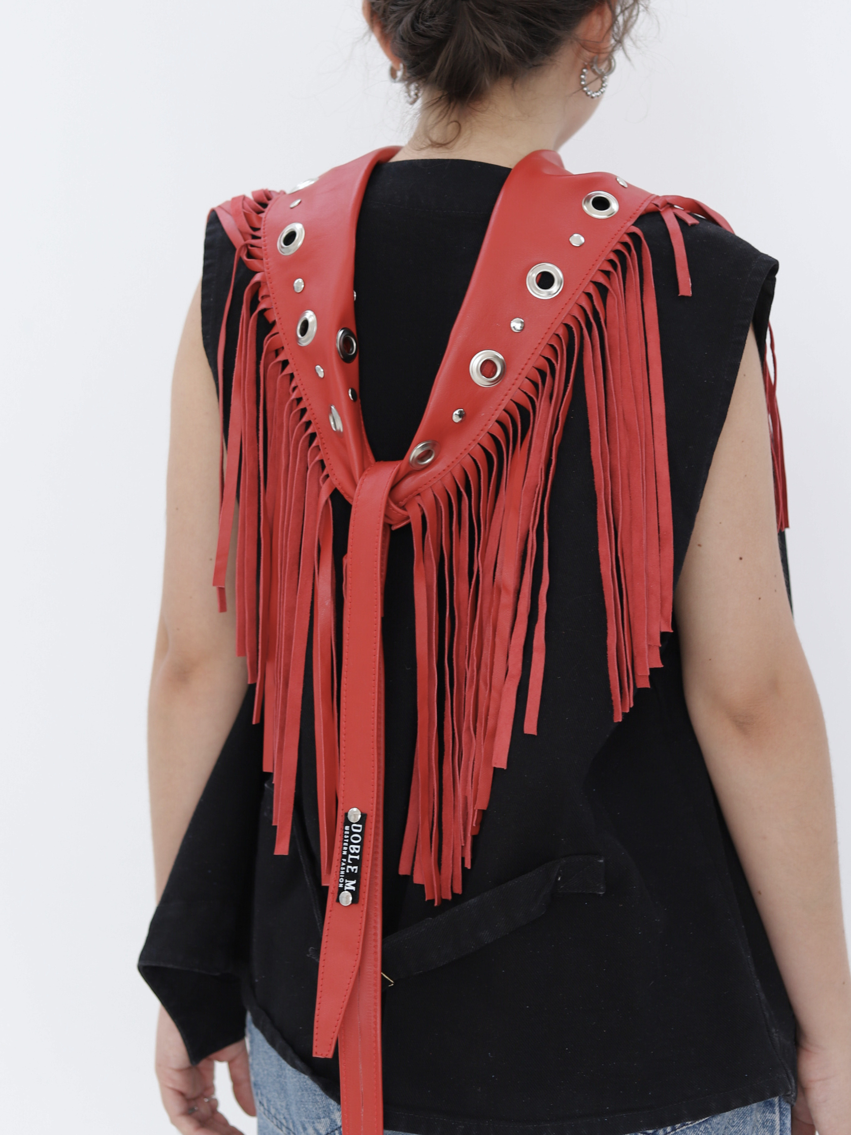 SAHARA FRINDGE ROJA