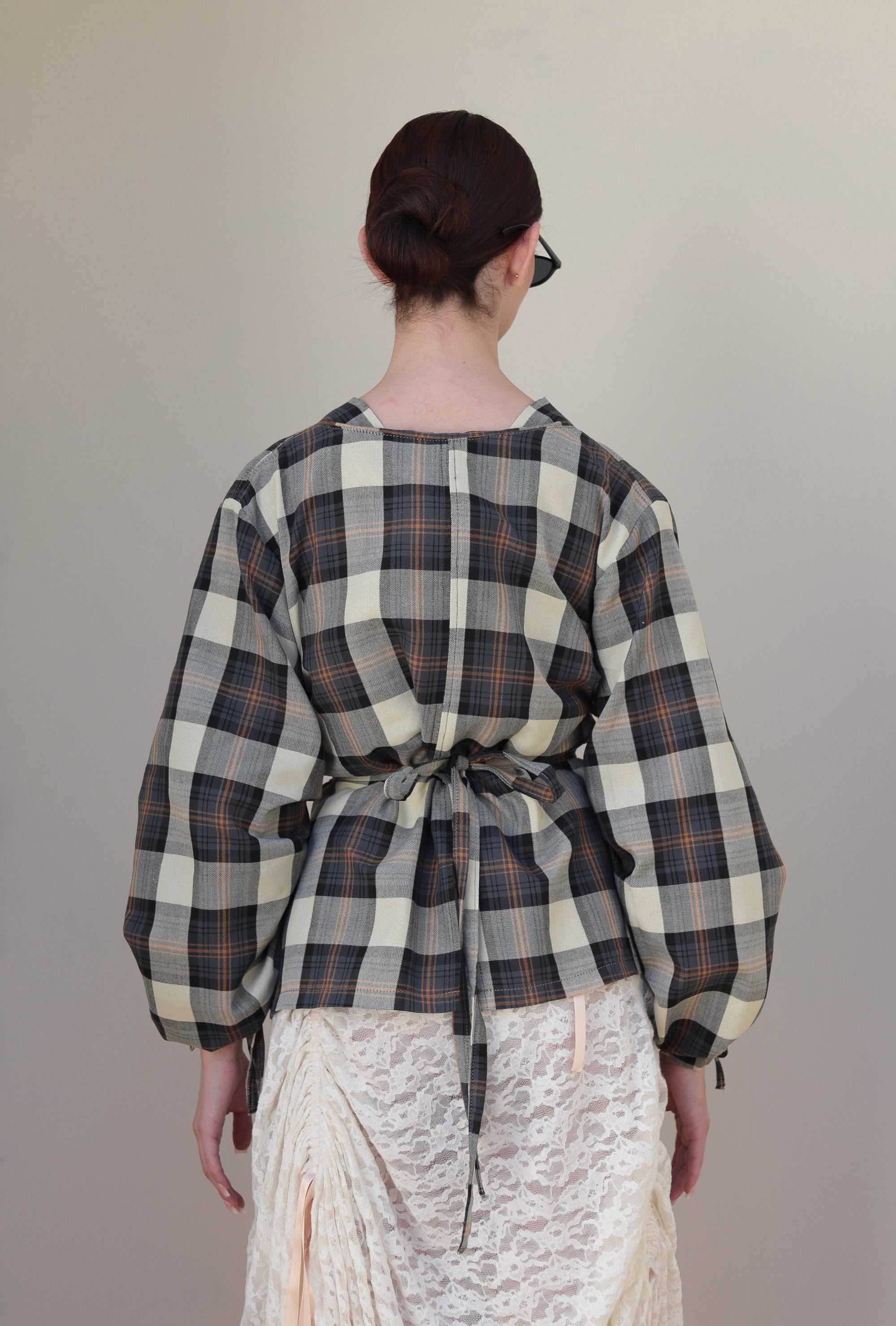 WESTERN TARTAN  KIMONO
