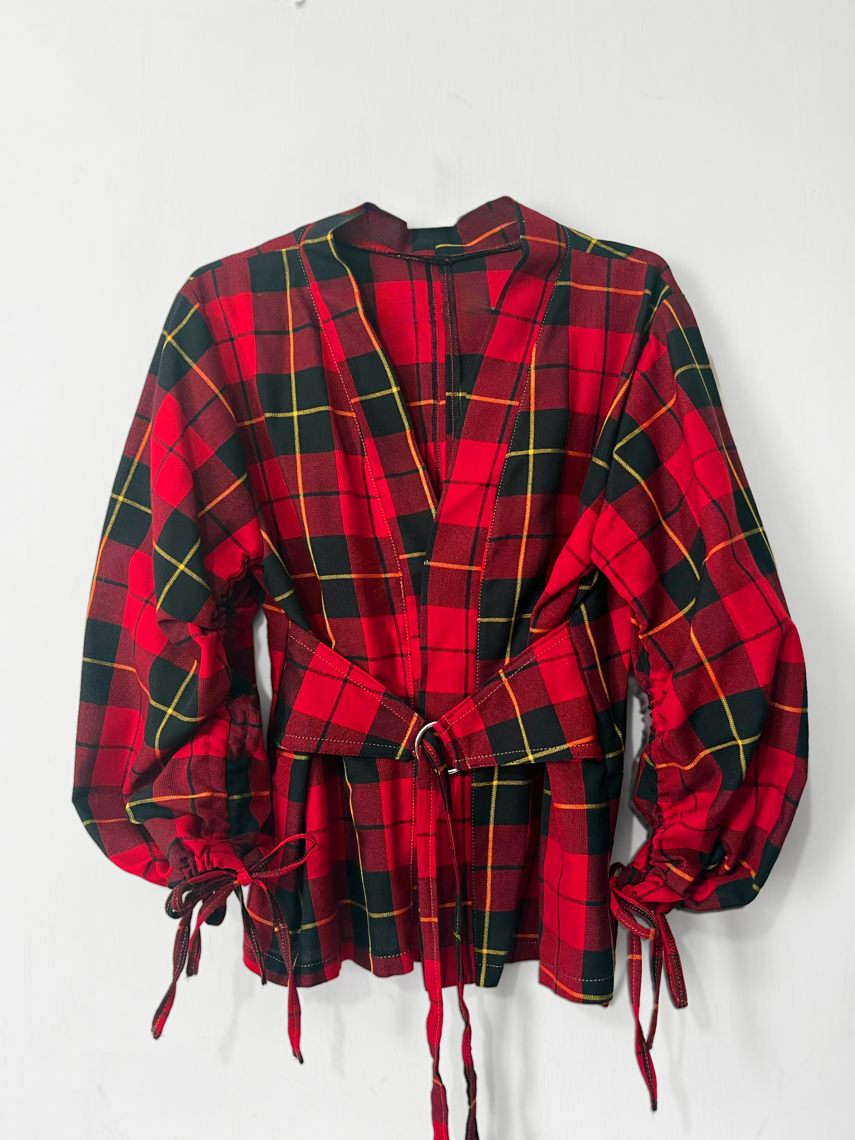 WESTERN TARTAN  KIMONO